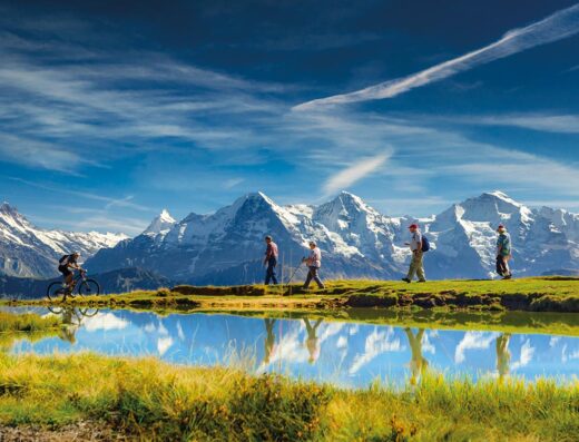 wandern-biken-bachalpsee-grindelwald-eiger-moench-jungfrau beatenberg